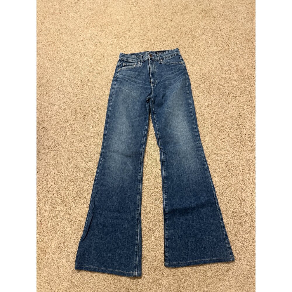 AG Adriano Goldschmied High-Rise Flare - Size 26 - Medium Blue